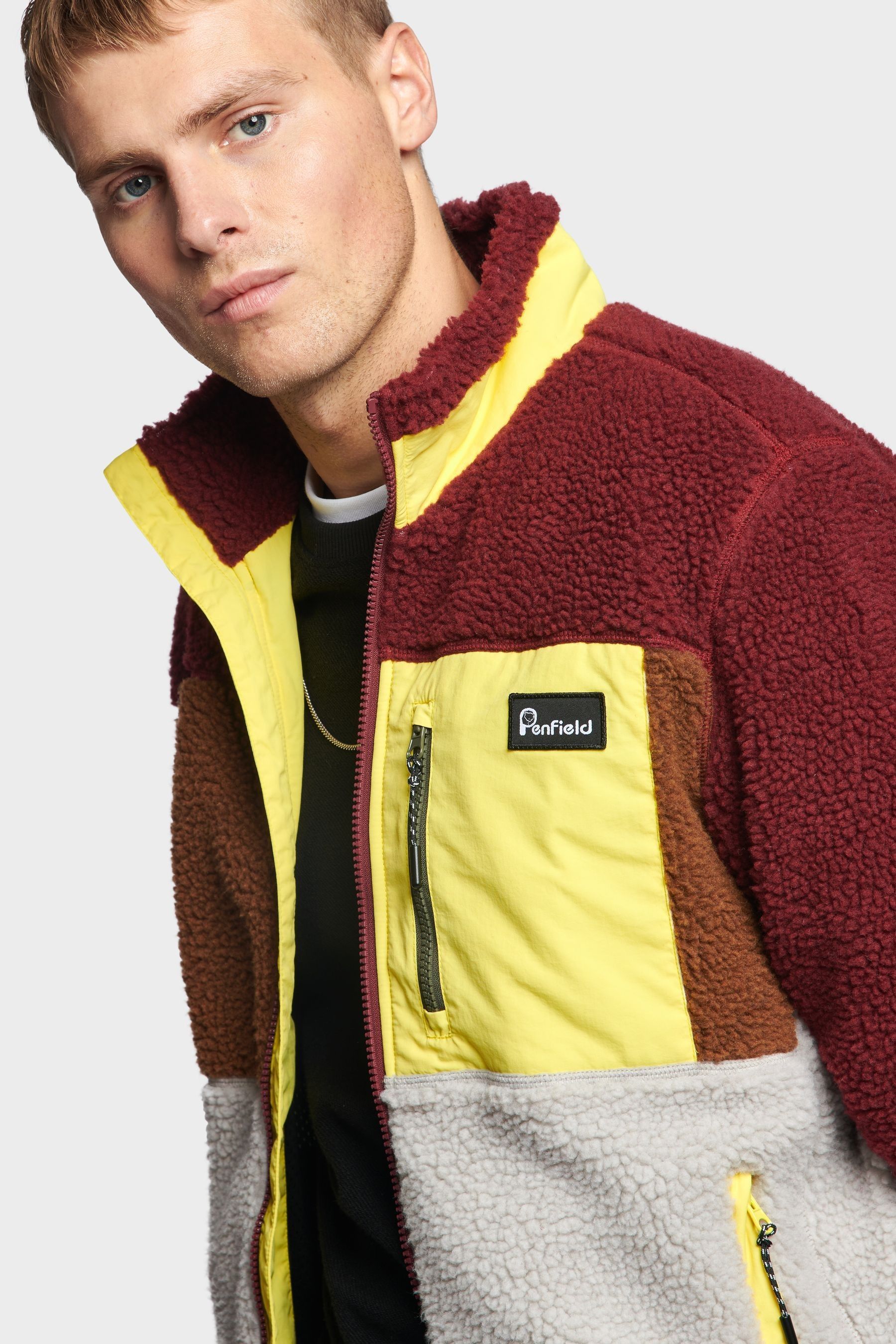 Buy Penfield Brown Mens Mattawa Fleece Jacket from Next Malaysia