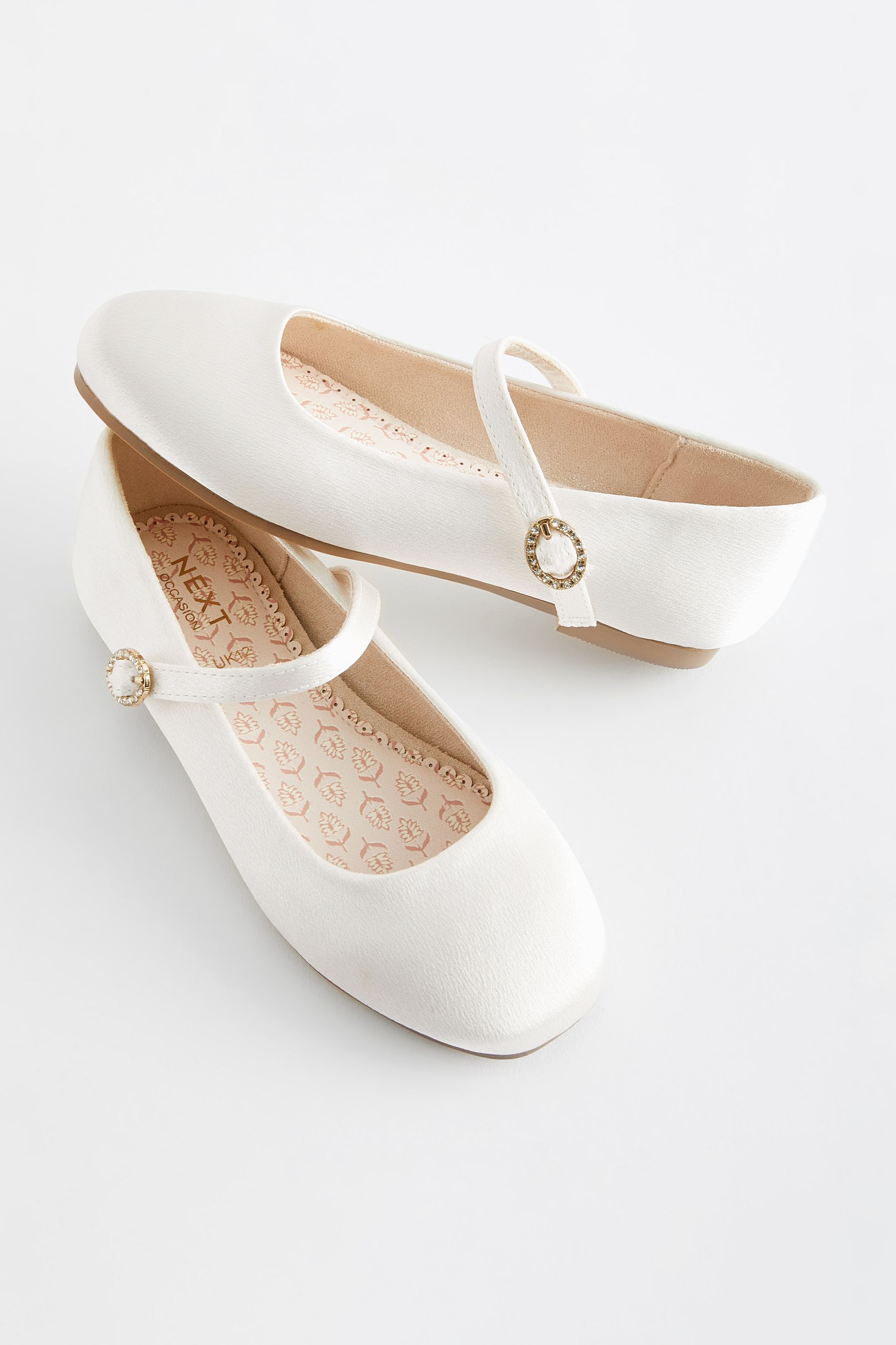 Girls ivory occasion shoes cheap