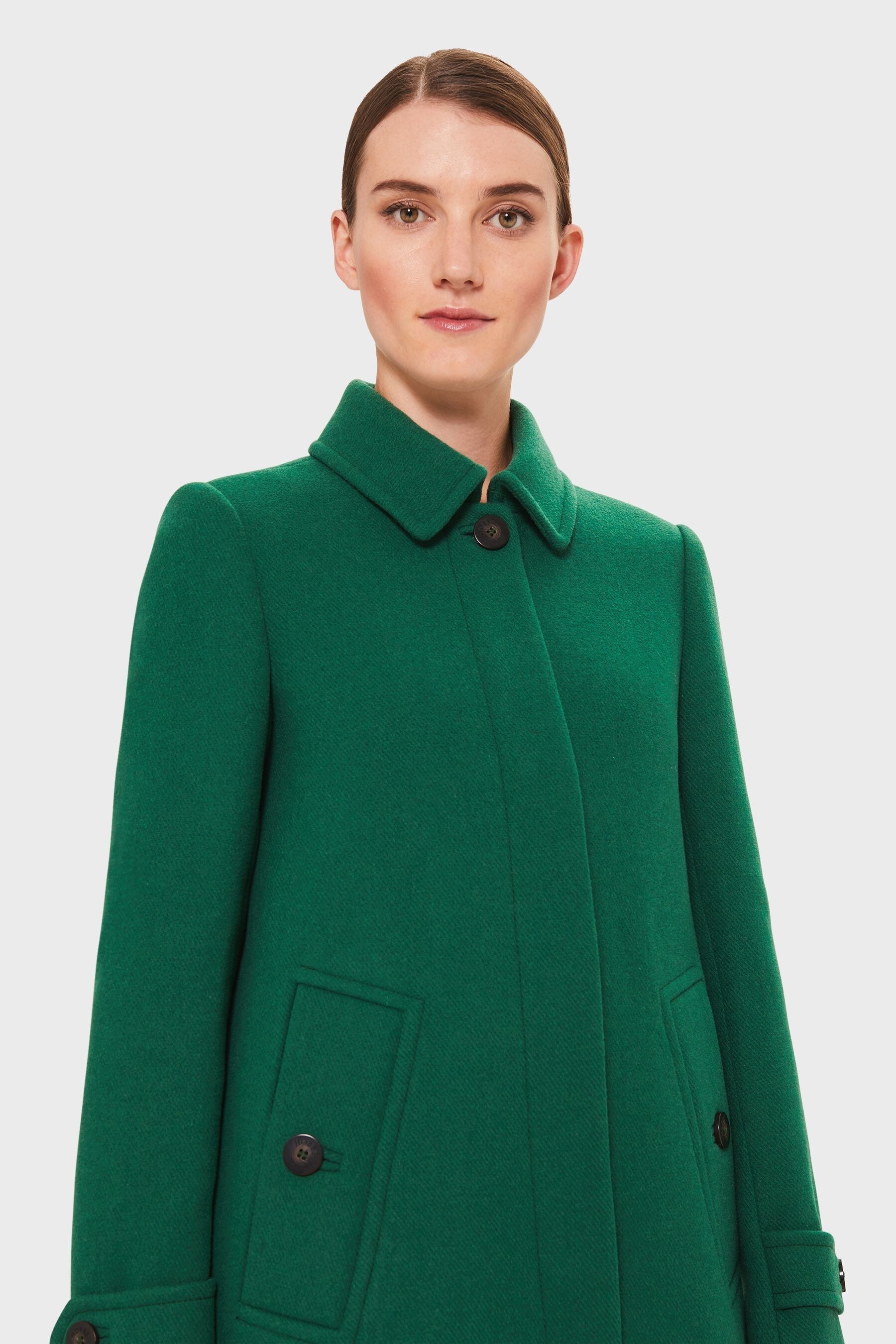 Hobbs Pine Green Juniper Coat