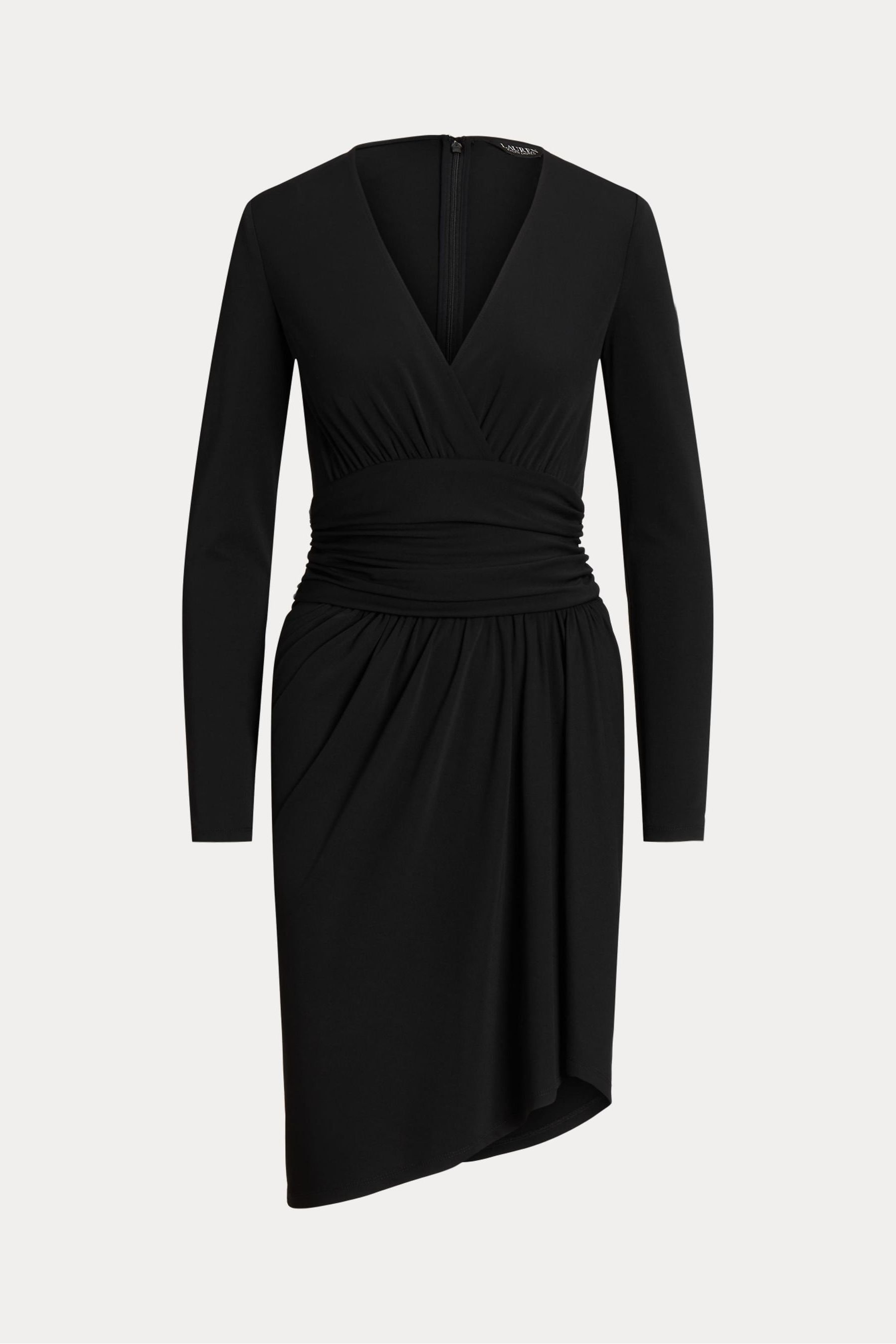 Lauren ralph lauren shirred jersey gown top