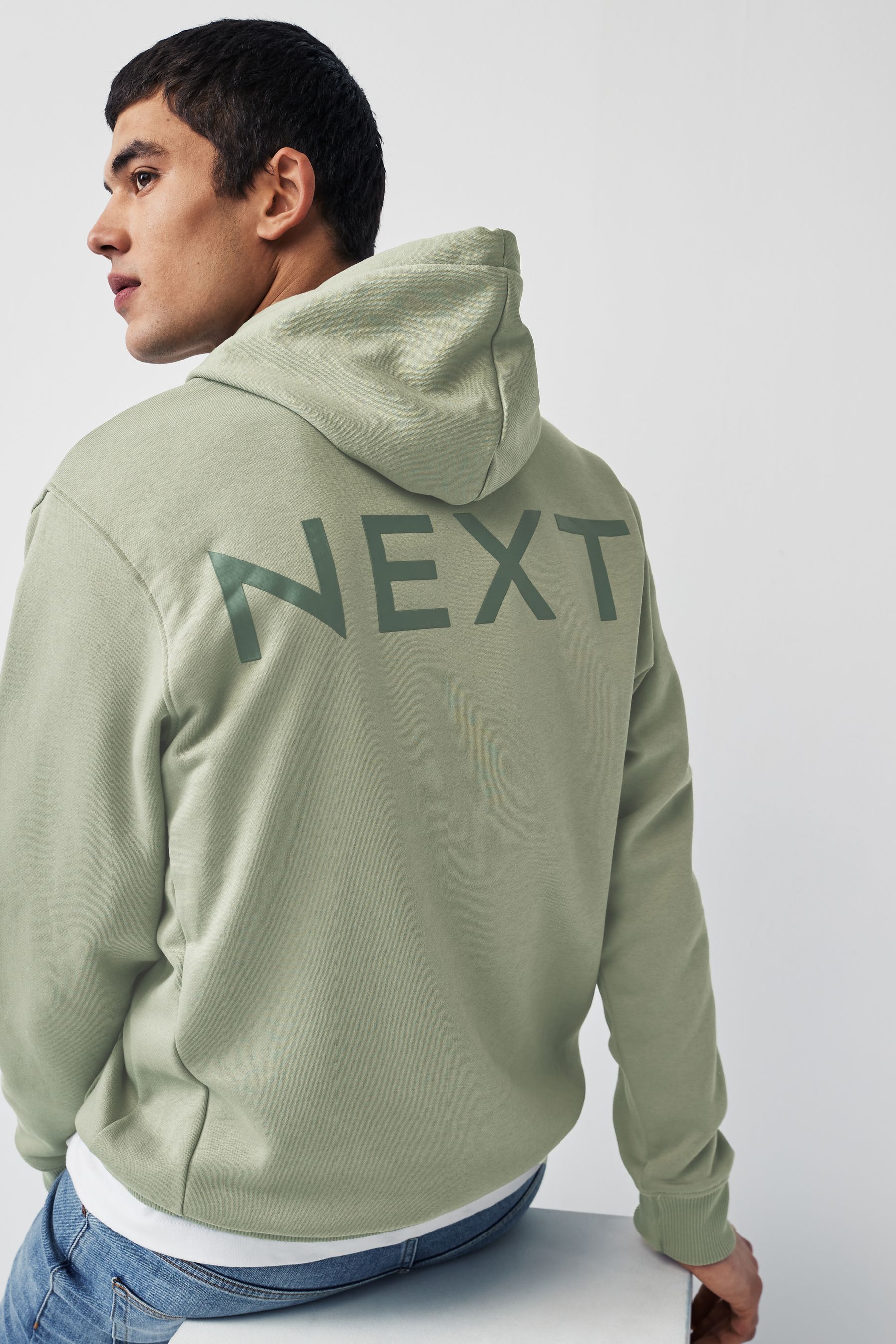 Buy Green Sage Hoodie from the Next UK online shop