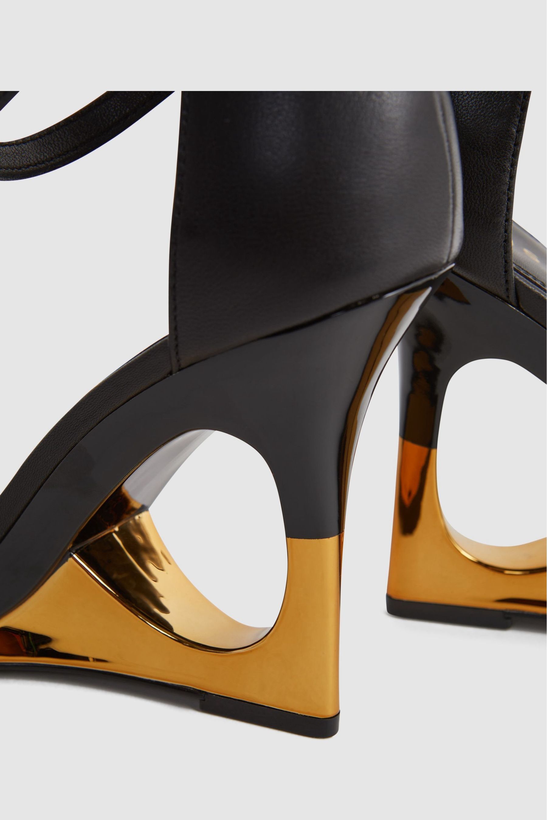 Reiss discount gold shoes