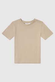 Reiss Stone Crew Neck Cotton T-Shirt - Image 1 of 5