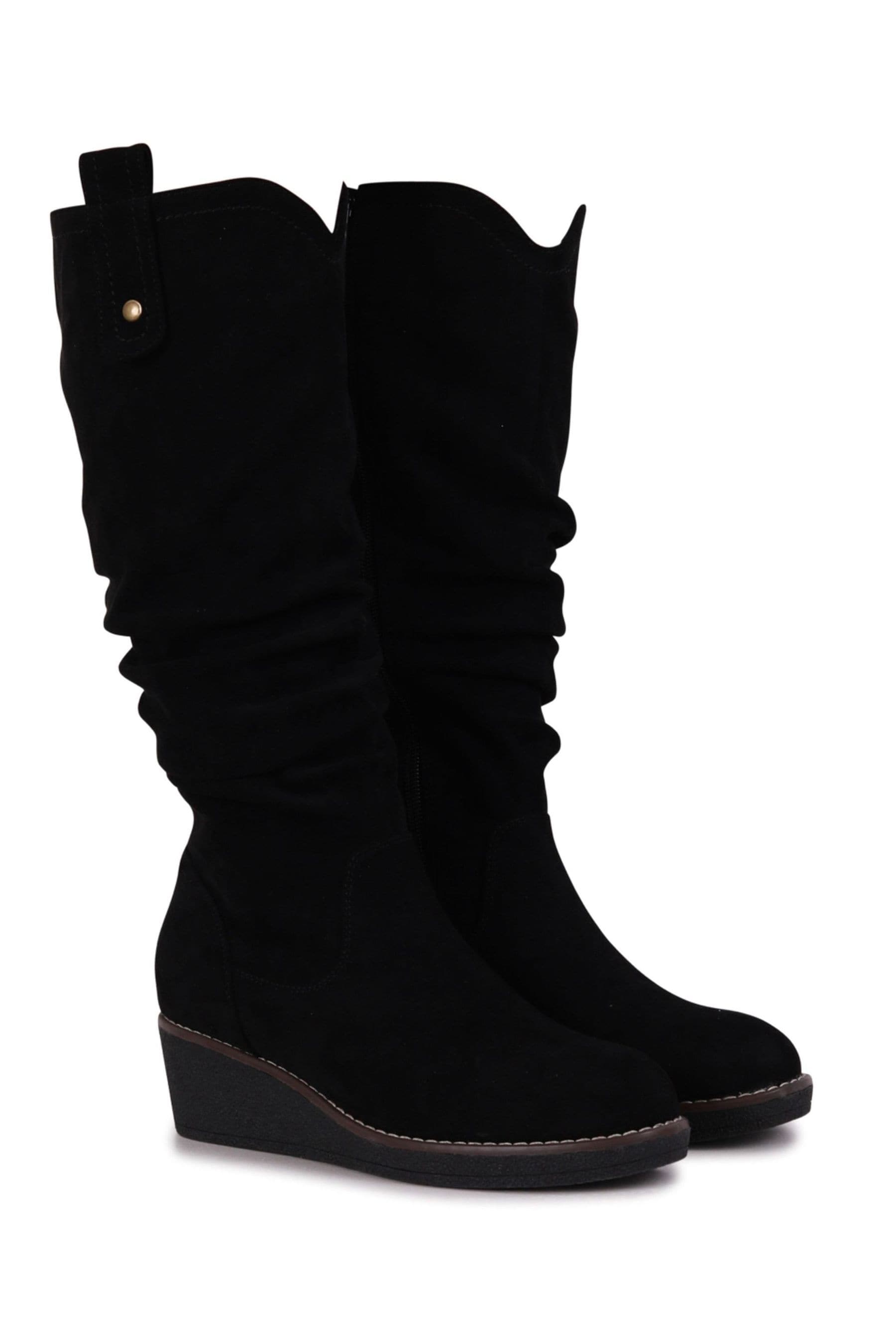 Dr scholl's hotsell poe wedge boots