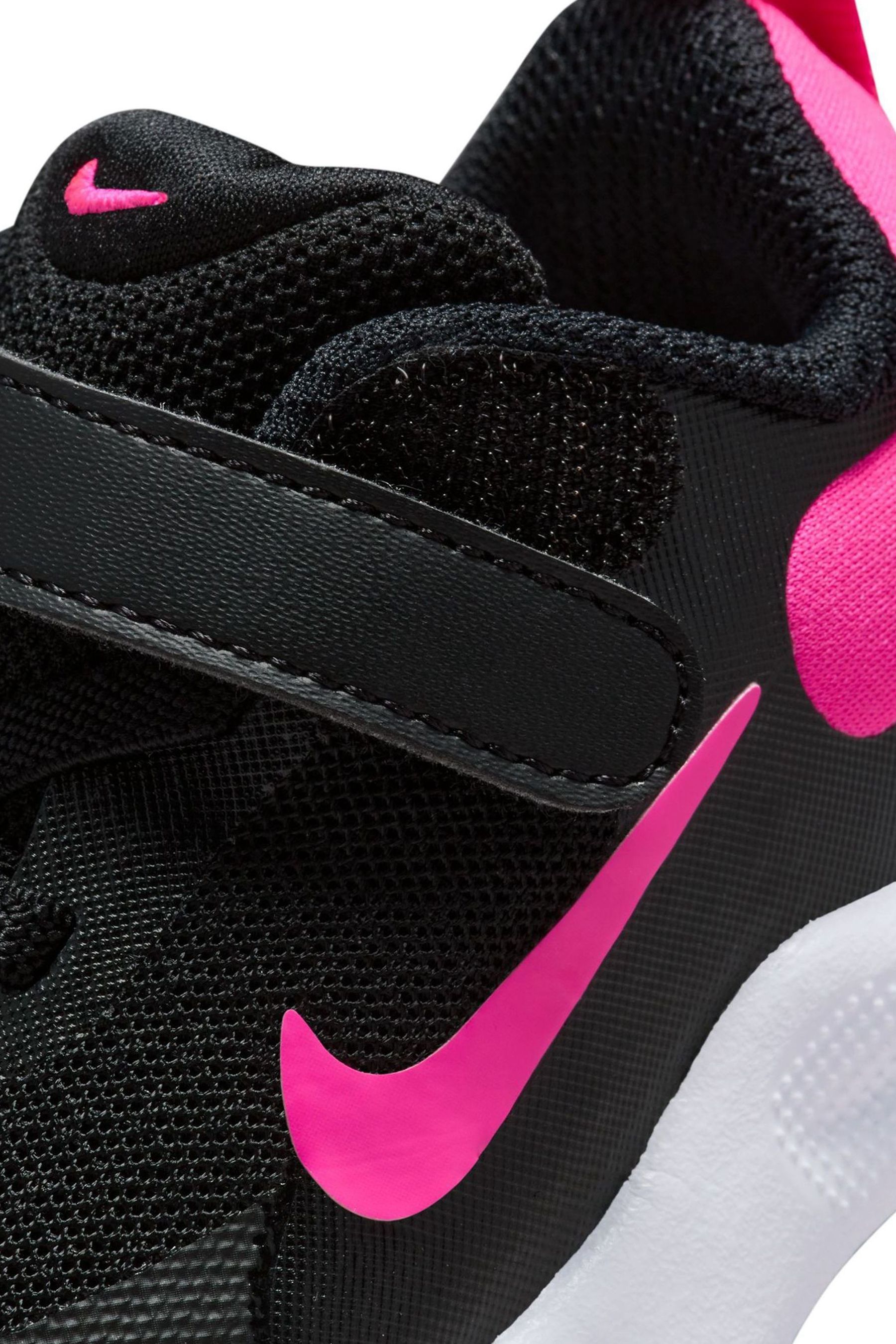 Black and pink nike trainers best sale