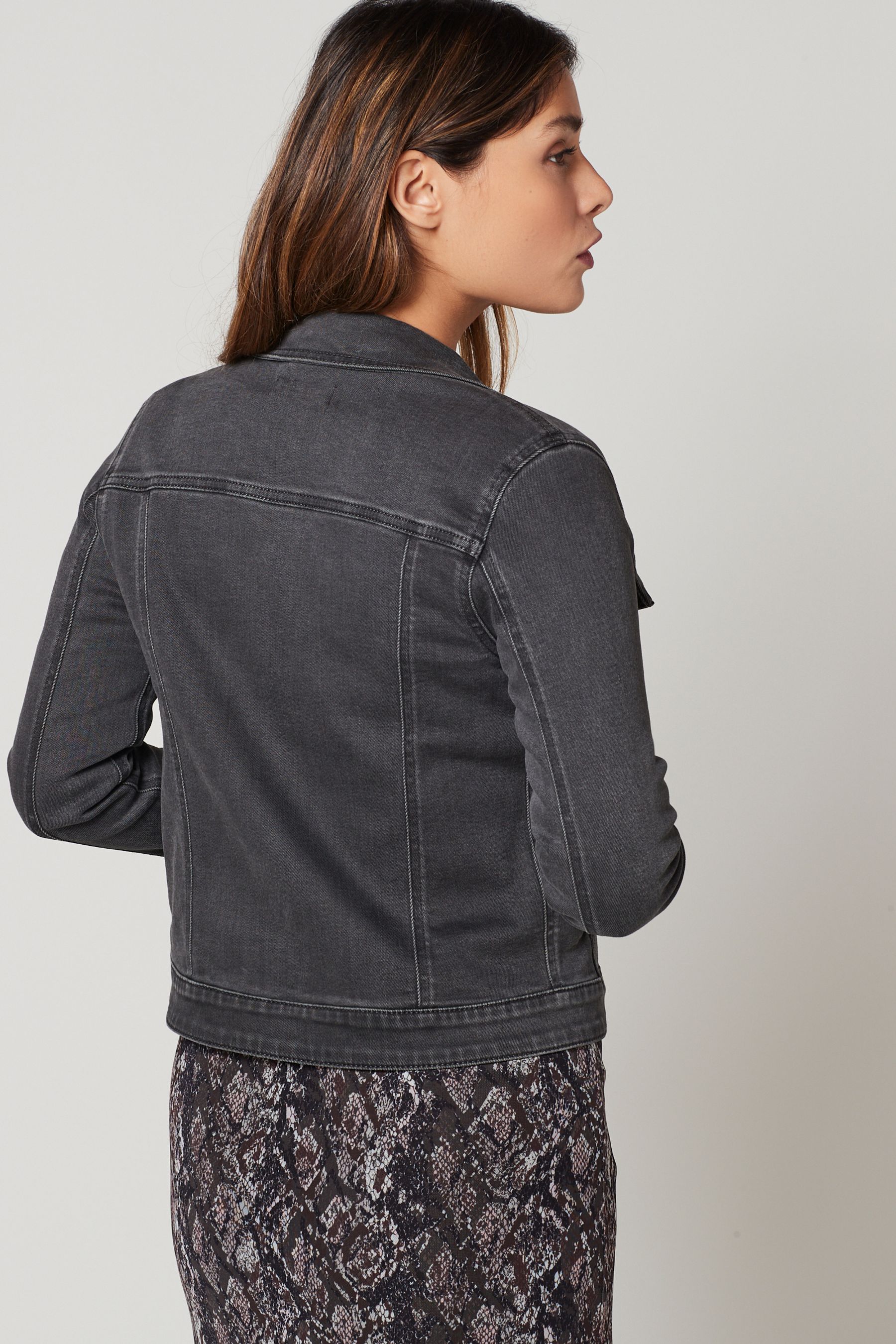 Rumors washed black denim on sale jacket