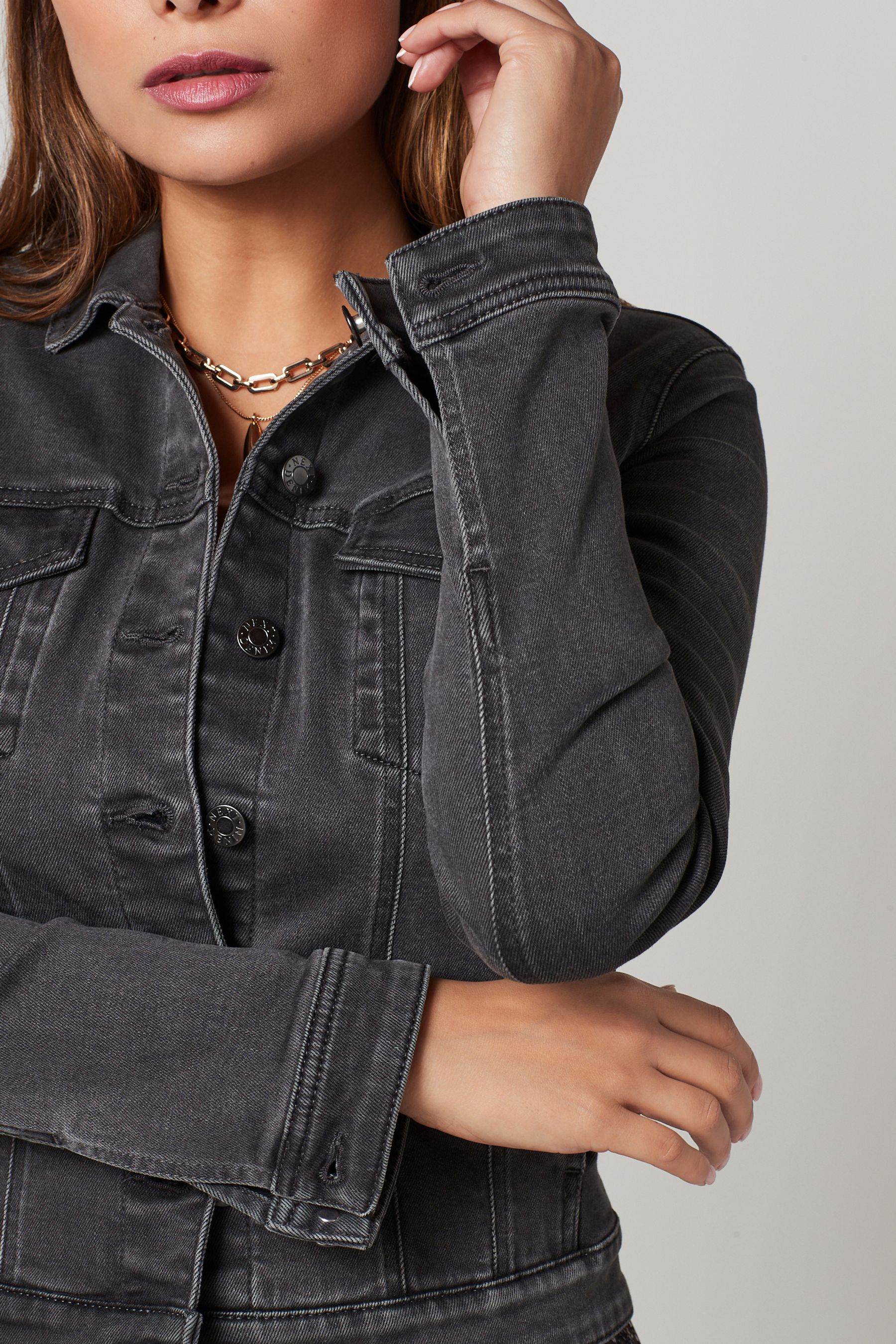 Buy Washed Black Denim Jacket from the Next UK online shop