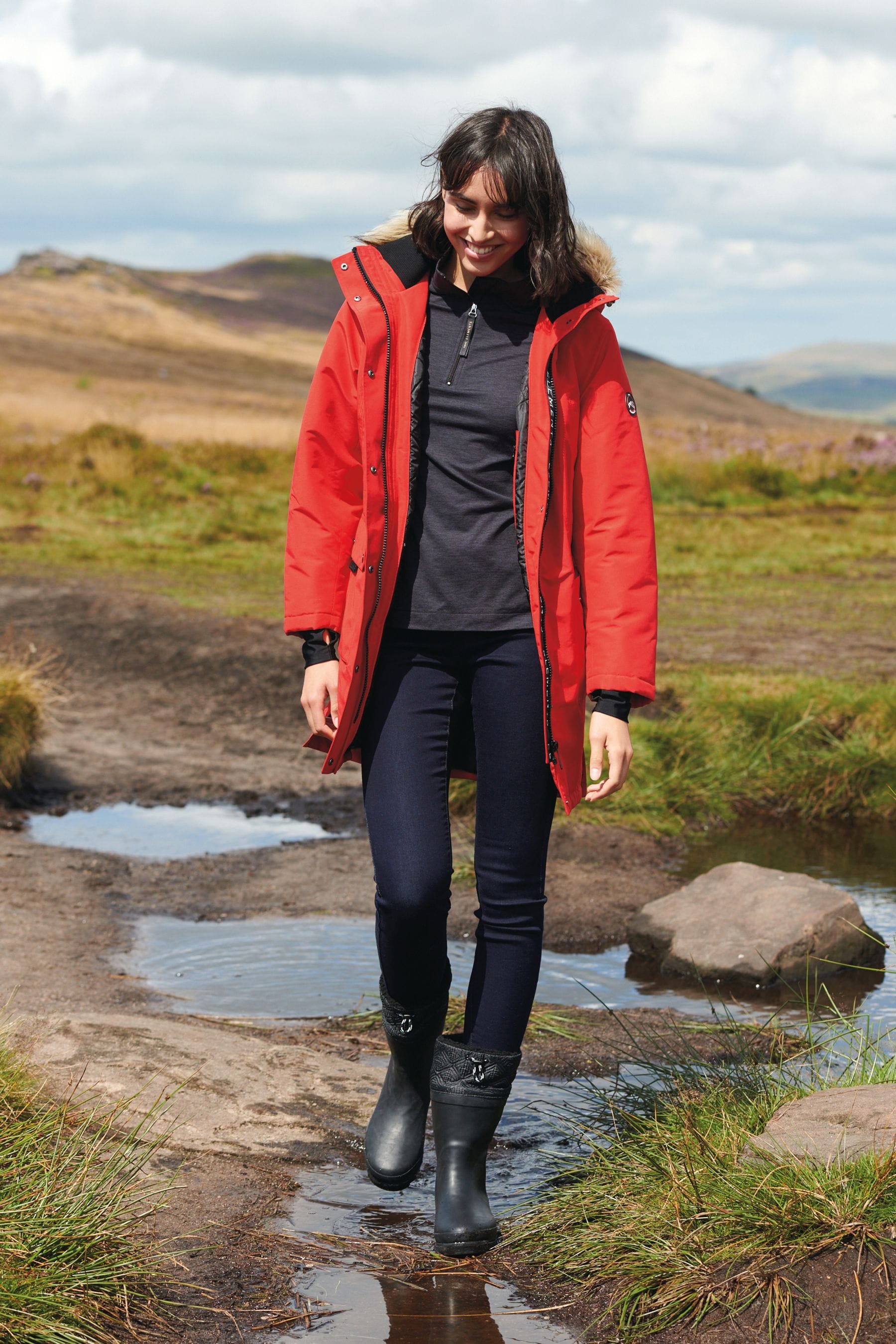 Buy Black Thinsulate Midi Wellies from Next Ireland