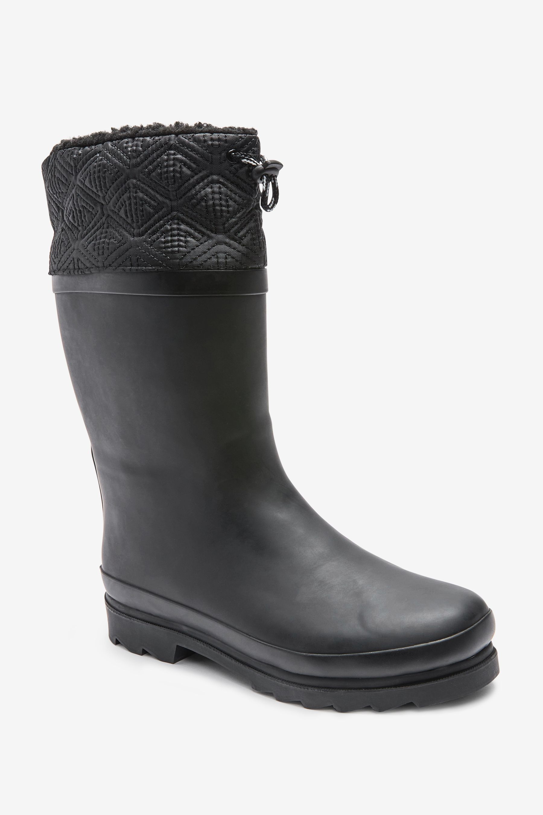 Buy Black Thinsulate Midi Wellies from Next Luxembourg