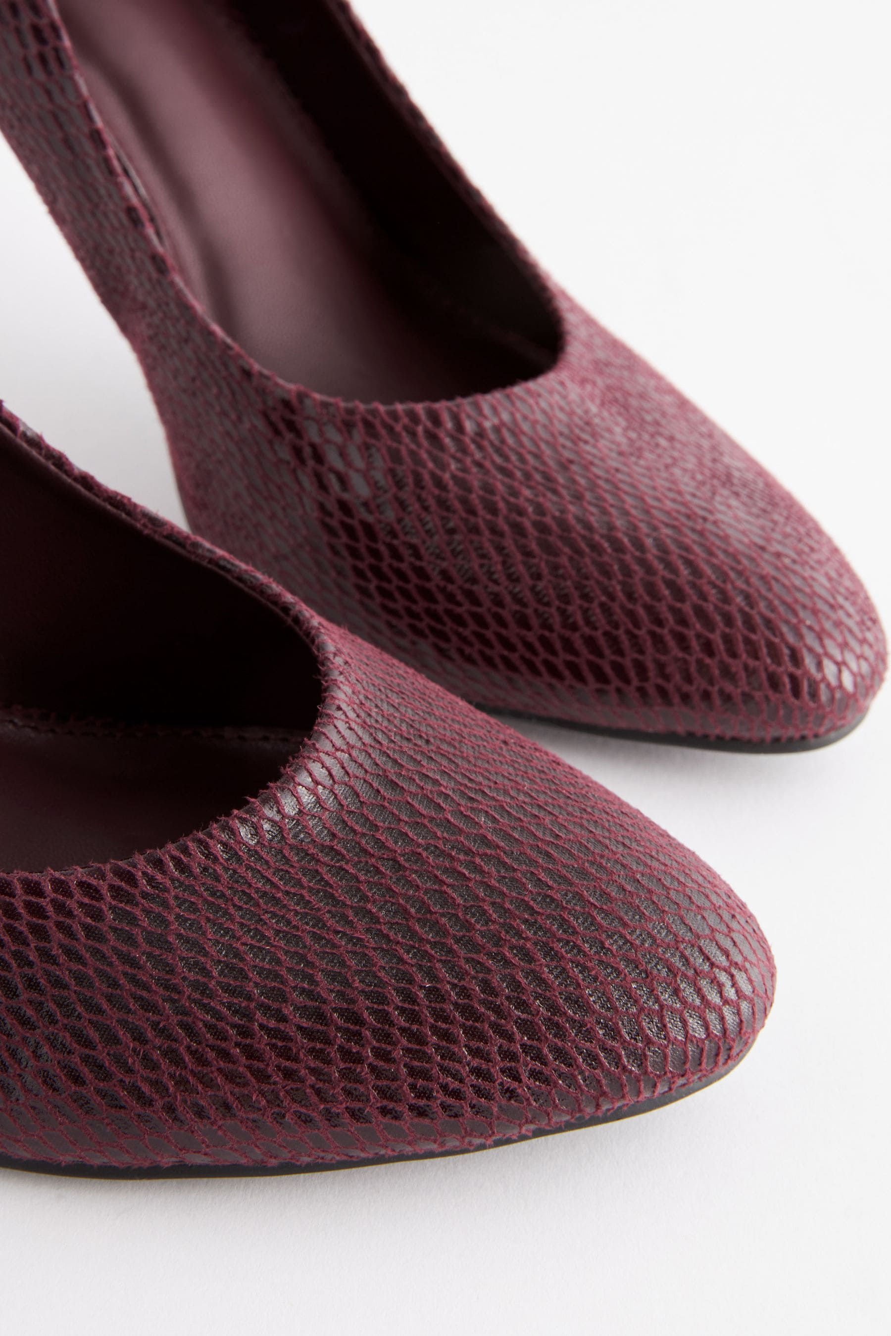 Buy Berry Red Extra Wide Fit Forever Comfort Round Toe Court Shoes from Next Luxembourg