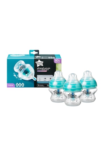 Tommee Tippee Set of 3 Advanced Anti Colic 150ml Baby Bottles
