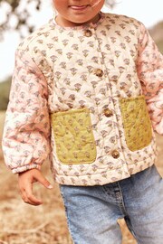 Multi Colourblock Quilted Jacket (3mths-7yrs) - Image 4 of 7
