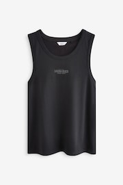 Black/White/Blue City Text Graphic Vests 3 Pack - Image 2 of 8