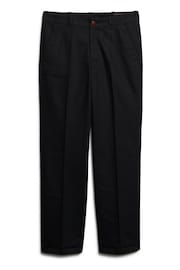 Superdry Black Straight Chinos Trousers - Image 5 of 7