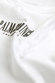 White Relaxed Fit Back Print Graphic T-Shirt - Image 5 of 9