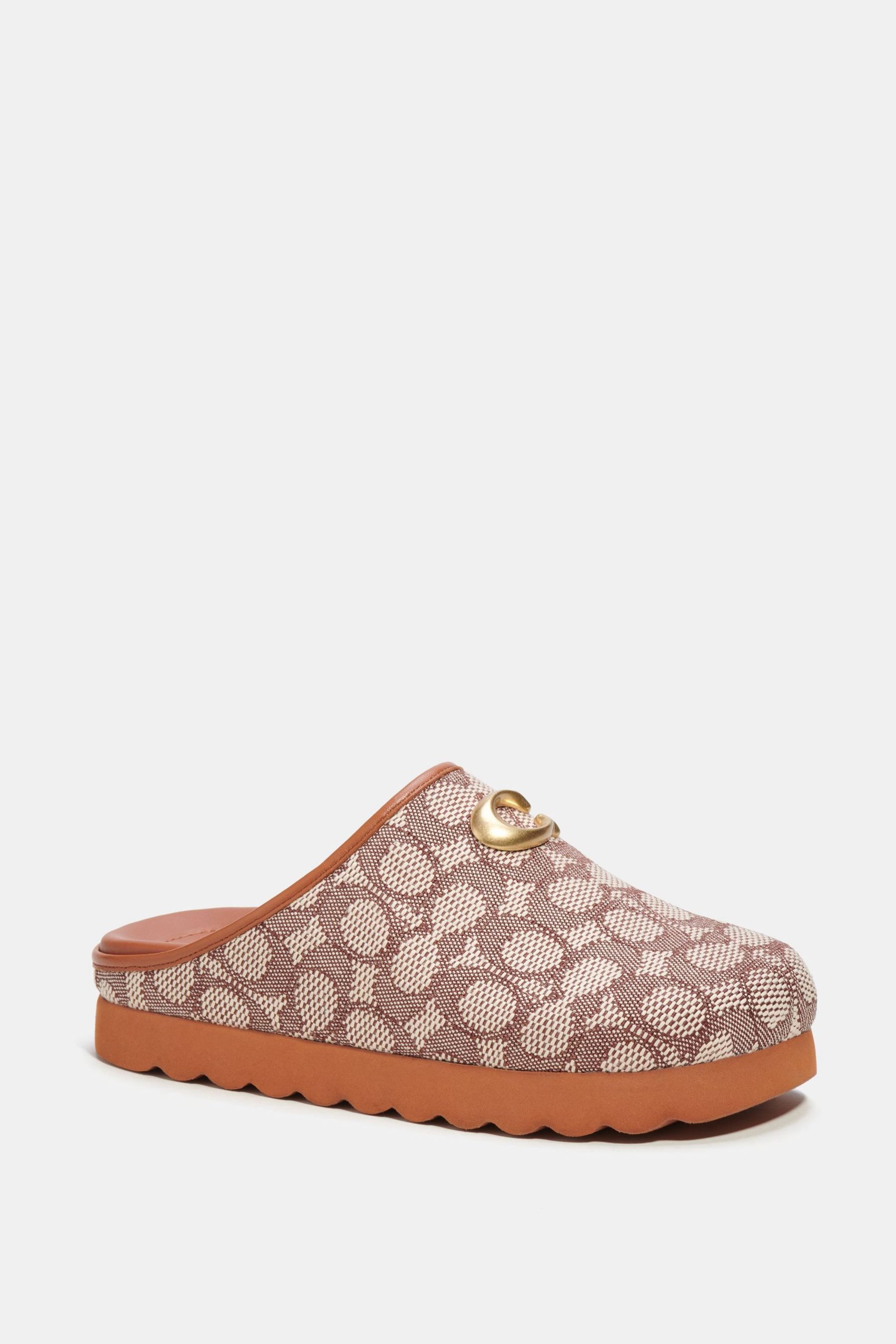 Coach slippers on sale