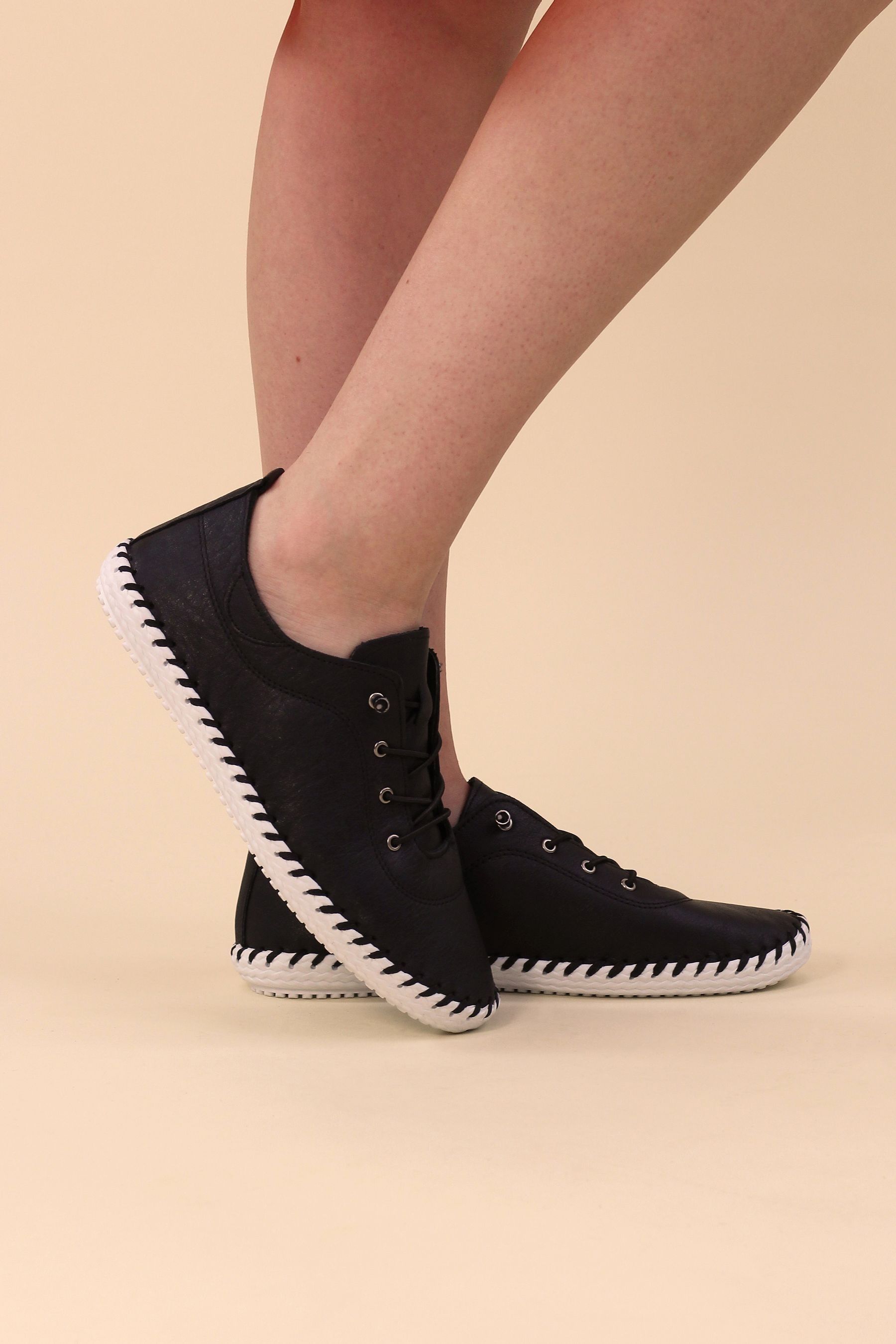 Buy Lunar Leather Plimsolls from the Next UK online shop