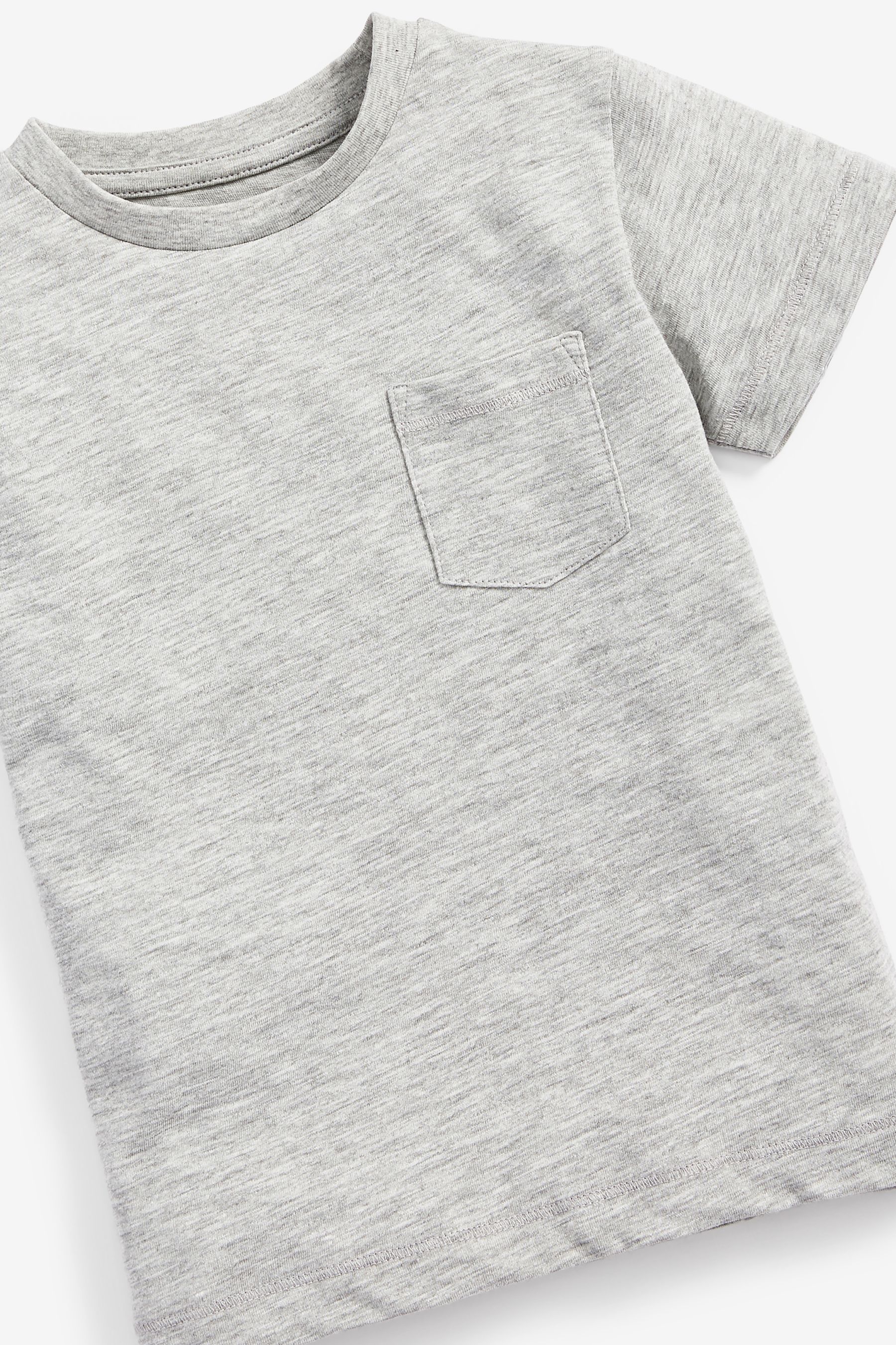 Buy Grey 100 Cotton Short Sleeve Plain T Shirt 3mths 7yrs from the Next UK online shop