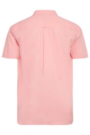 BadRhino Big & Tall Pink Short Sleeve Poplin Shirt - Image 3 of 3