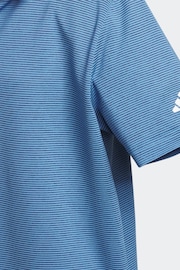 adidas Golf Striped Polo Shirt - Image 3 of 5