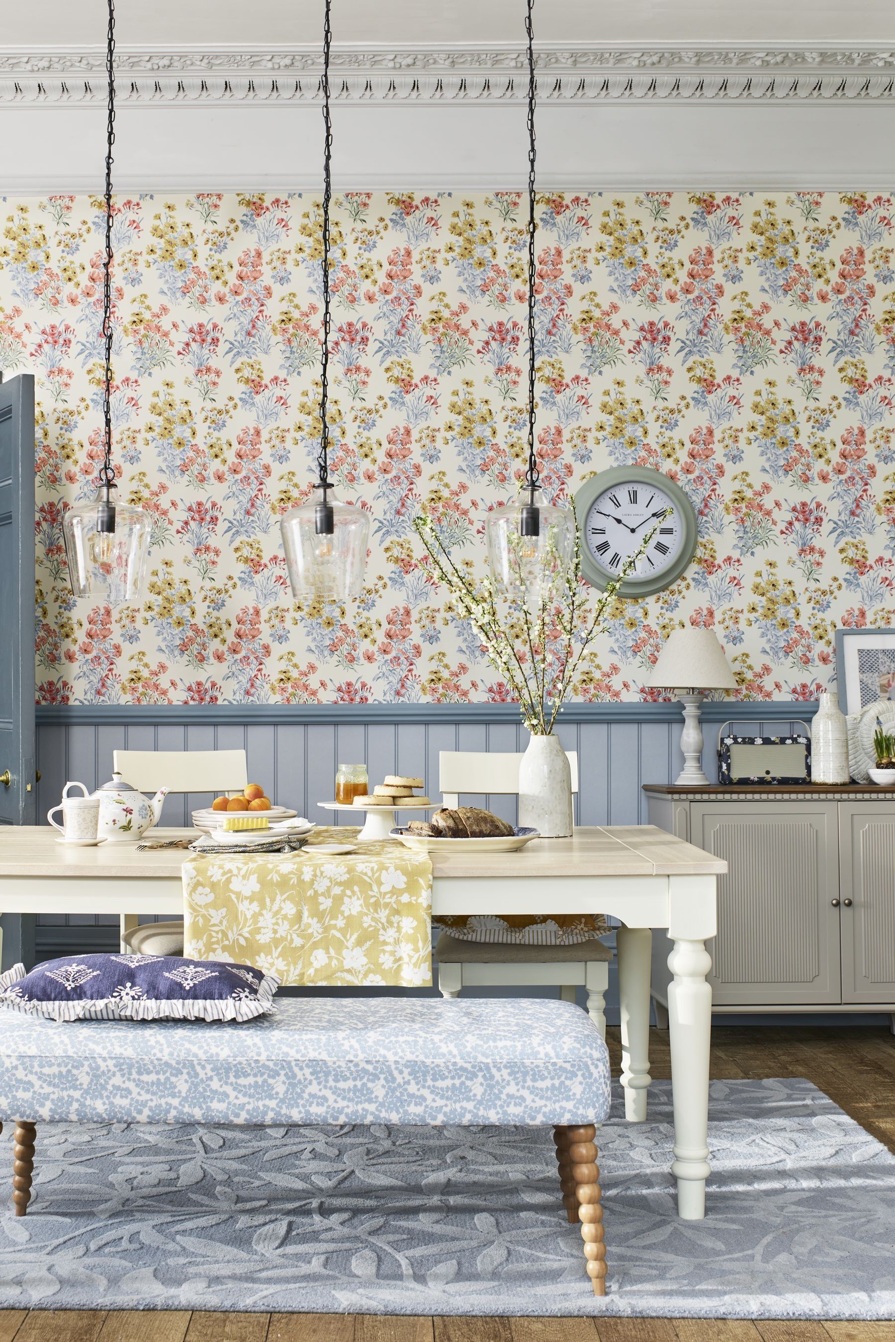 Buy Laura Ashley White Dorset Dining Table from the Next UK online