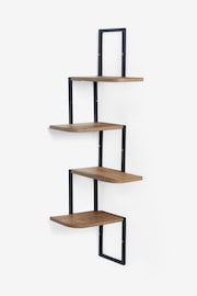 Wood Bronx Corner 4 Tier Shelves - Image 2 of 3