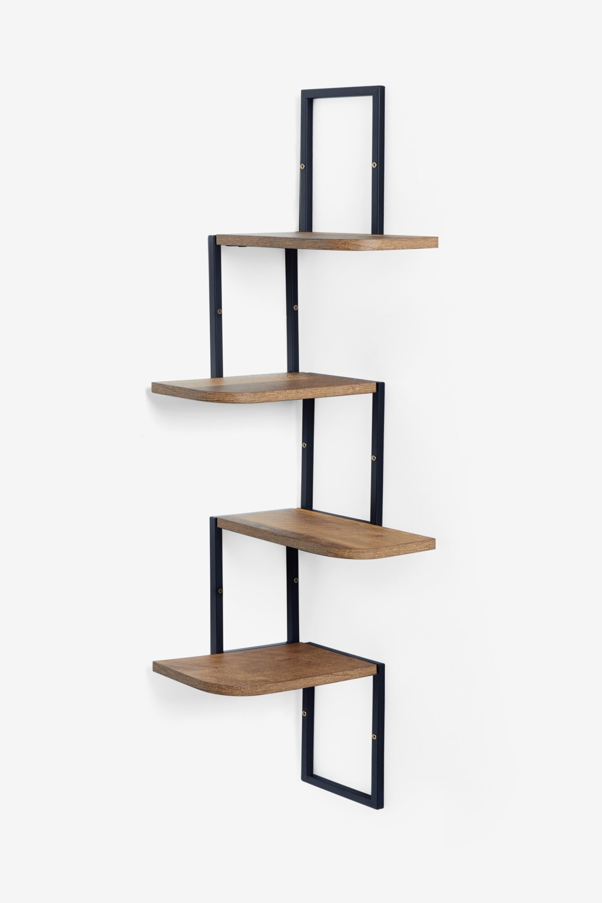 Wood Bronx Corner 4 Tier Shelves - Image 2 of 3