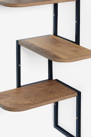 Wood Bronx Corner 4 Tier Shelves - Image 3 of 3