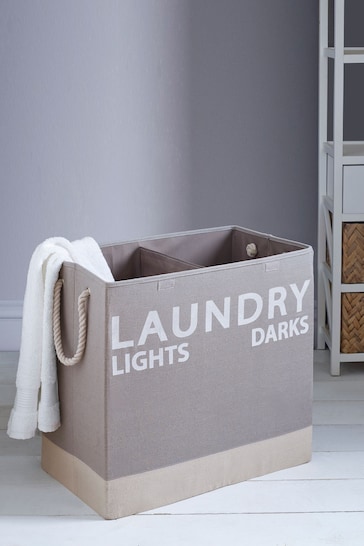 Grey Sorter Laundry Basket