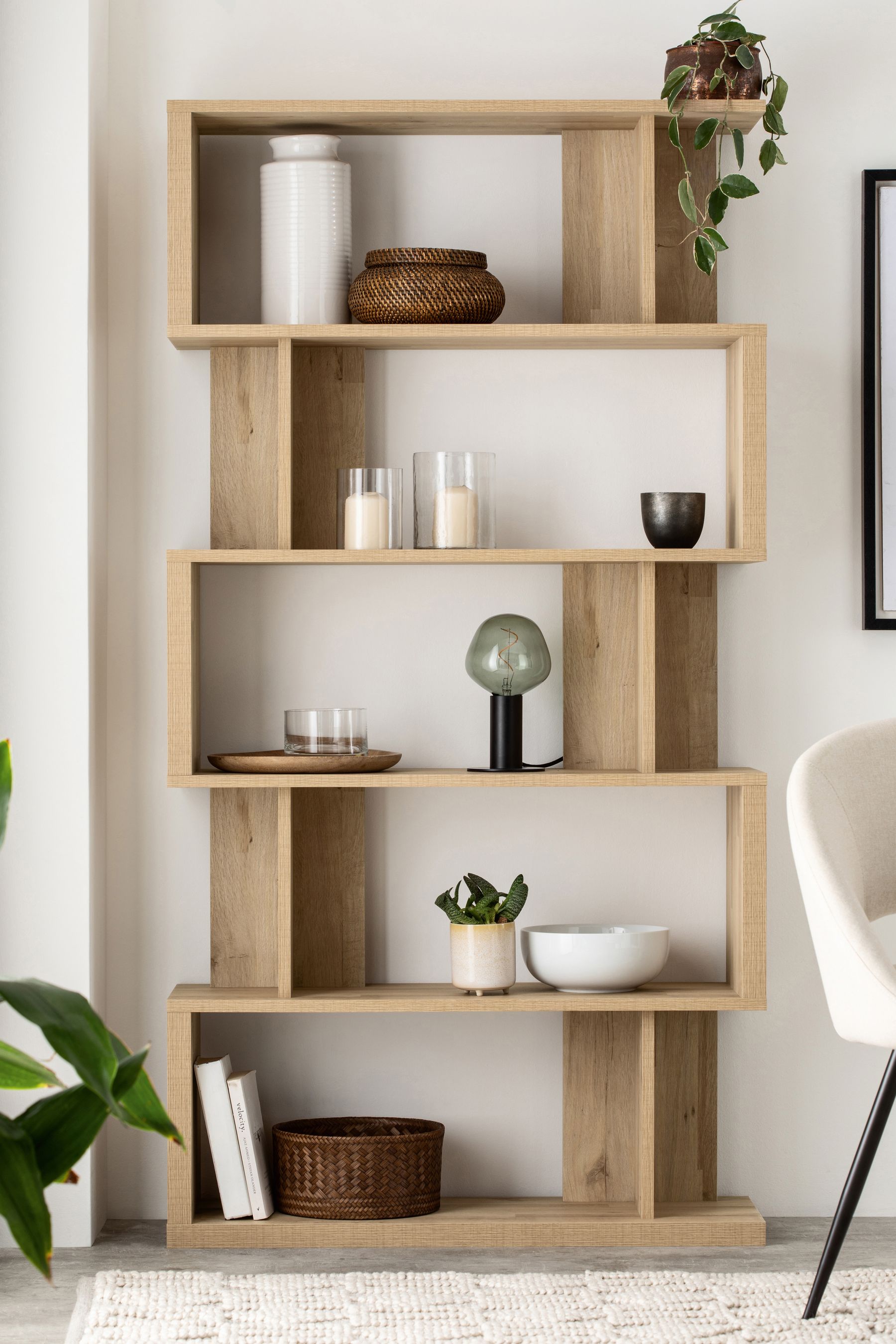 Buy Light Bronx Oak Effect Shelf from the Next UK online shop