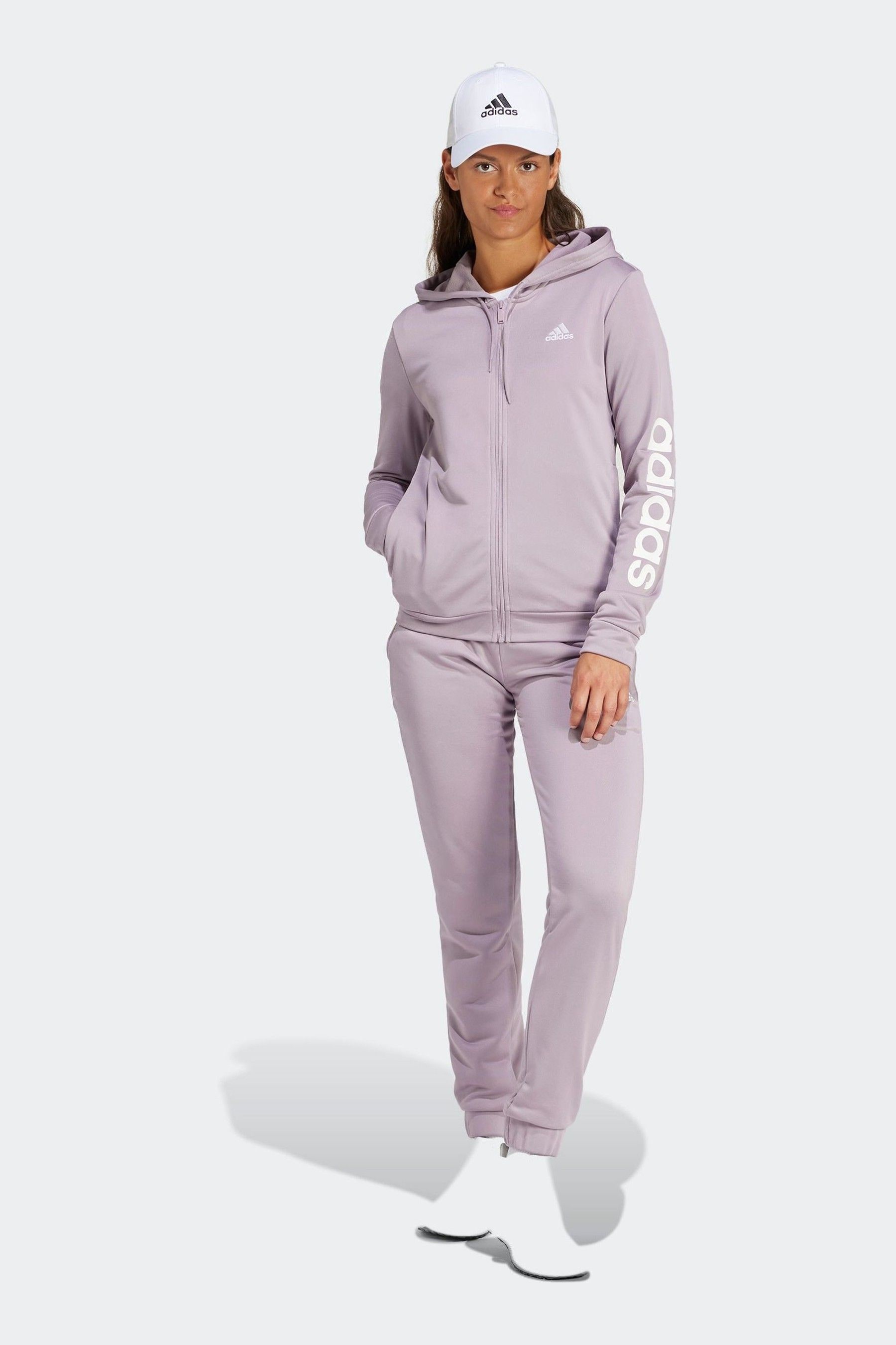 Buy adidas Purple Sportswear Linear Tracksuit from Next Malaysia