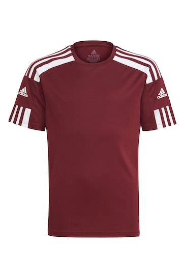 adidas Maroon Red Squad 21 Jersey