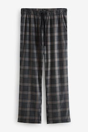 Black/Stone Check Motionflex Cosy Pyjama Bottoms 2 Pack - Image 9 of 12