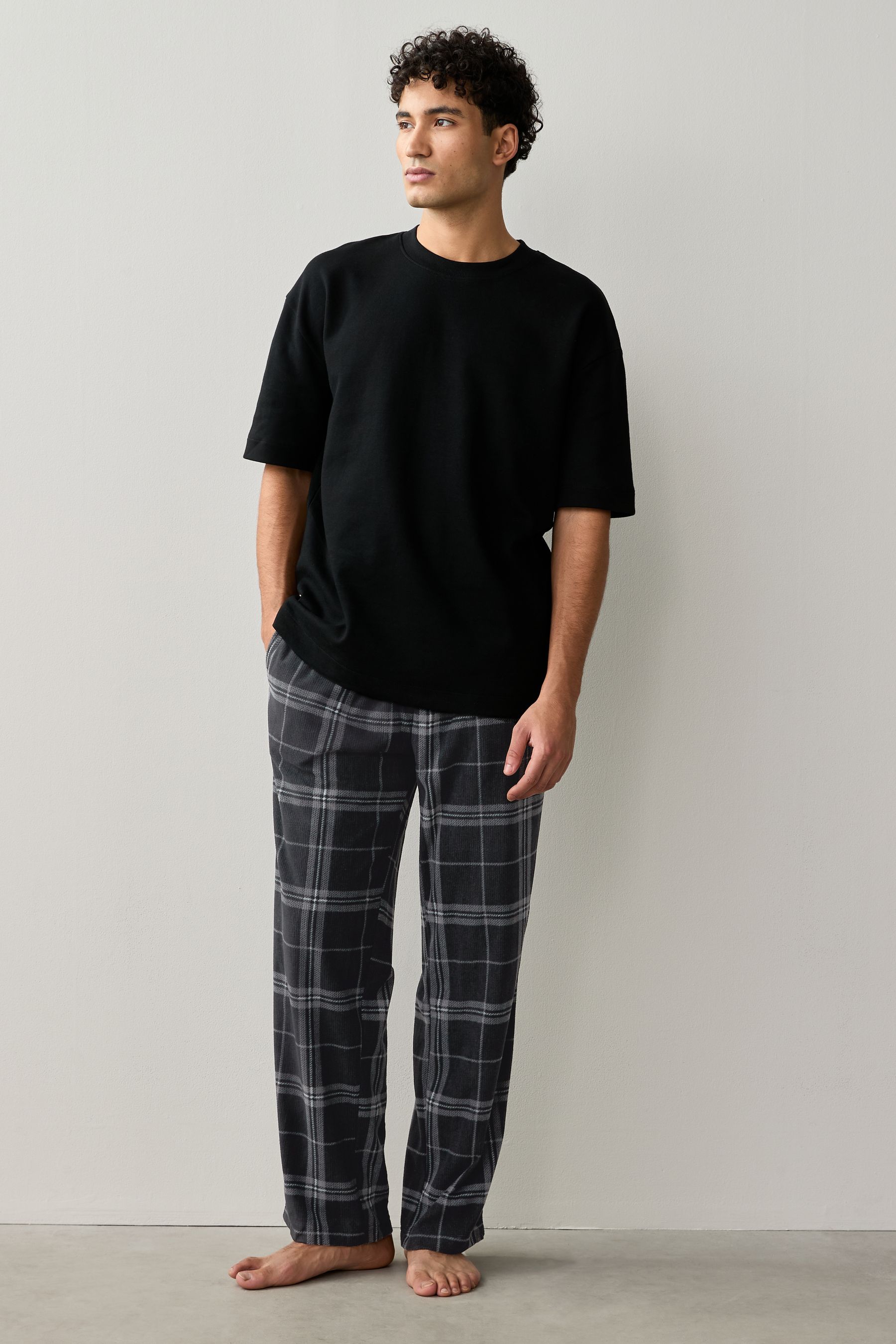 Cuffed hem pyjama bottoms online