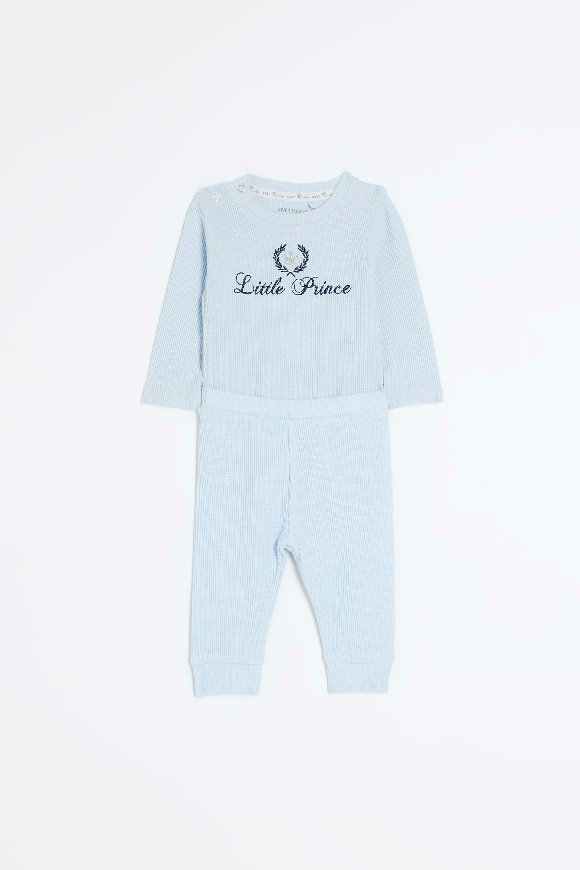 River Island Blue Prince Baby Boys Set - Image 1 of 4