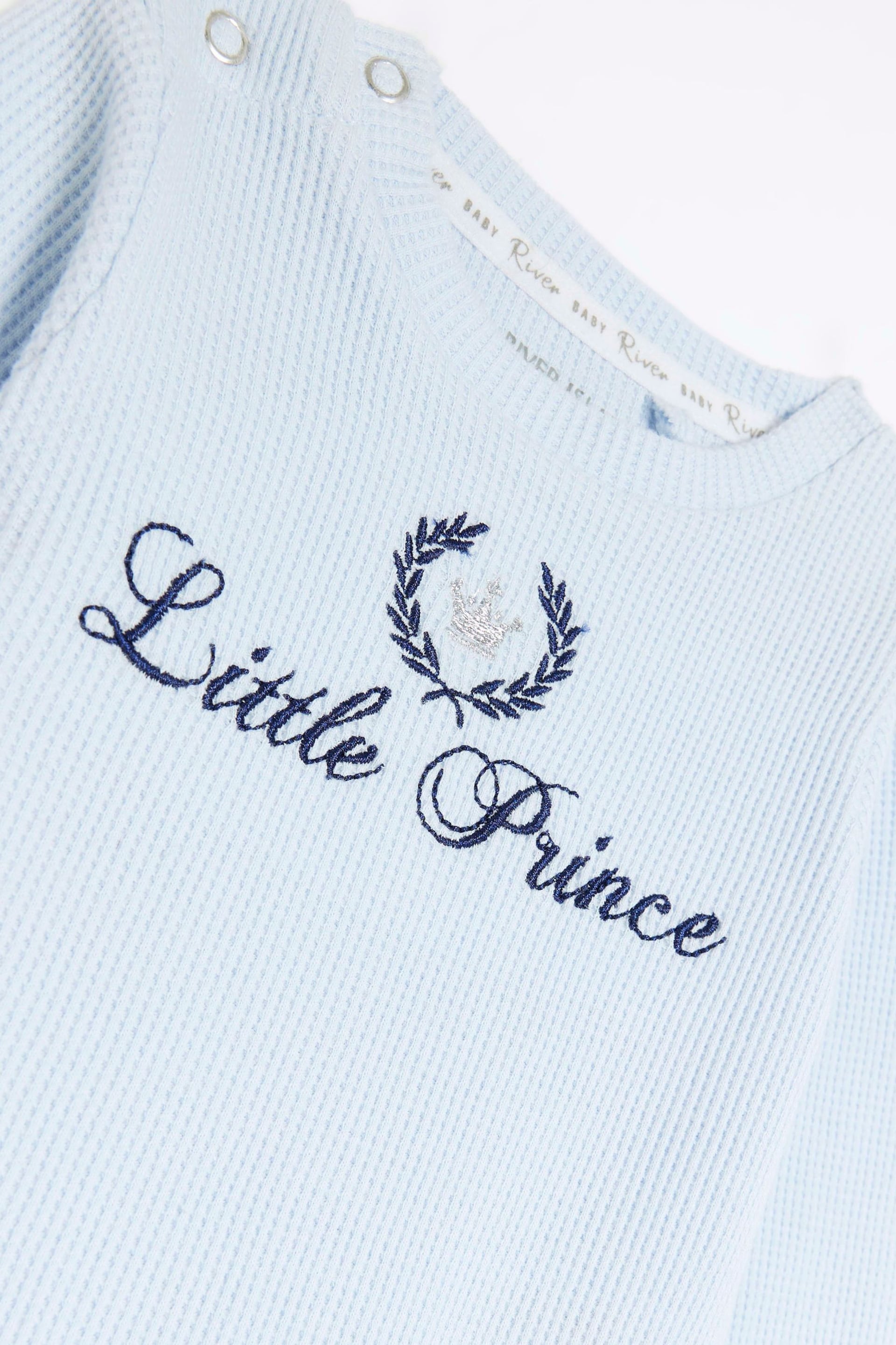 River Island Blue Prince Baby Boys Set - Image 3 of 4