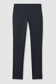 Reiss Steel Blue Eastbury Slim Fit Cotton Blend Chinos - Image 2 of 7