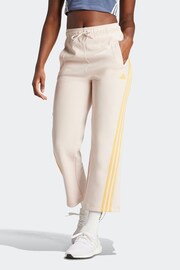 adidas Natural Sportswear Future Icons 3-Stripes Open Hem Joggers - Image 1 of 6
