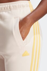 adidas Natural Sportswear Future Icons 3-Stripes Open Hem Joggers - Image 4 of 6