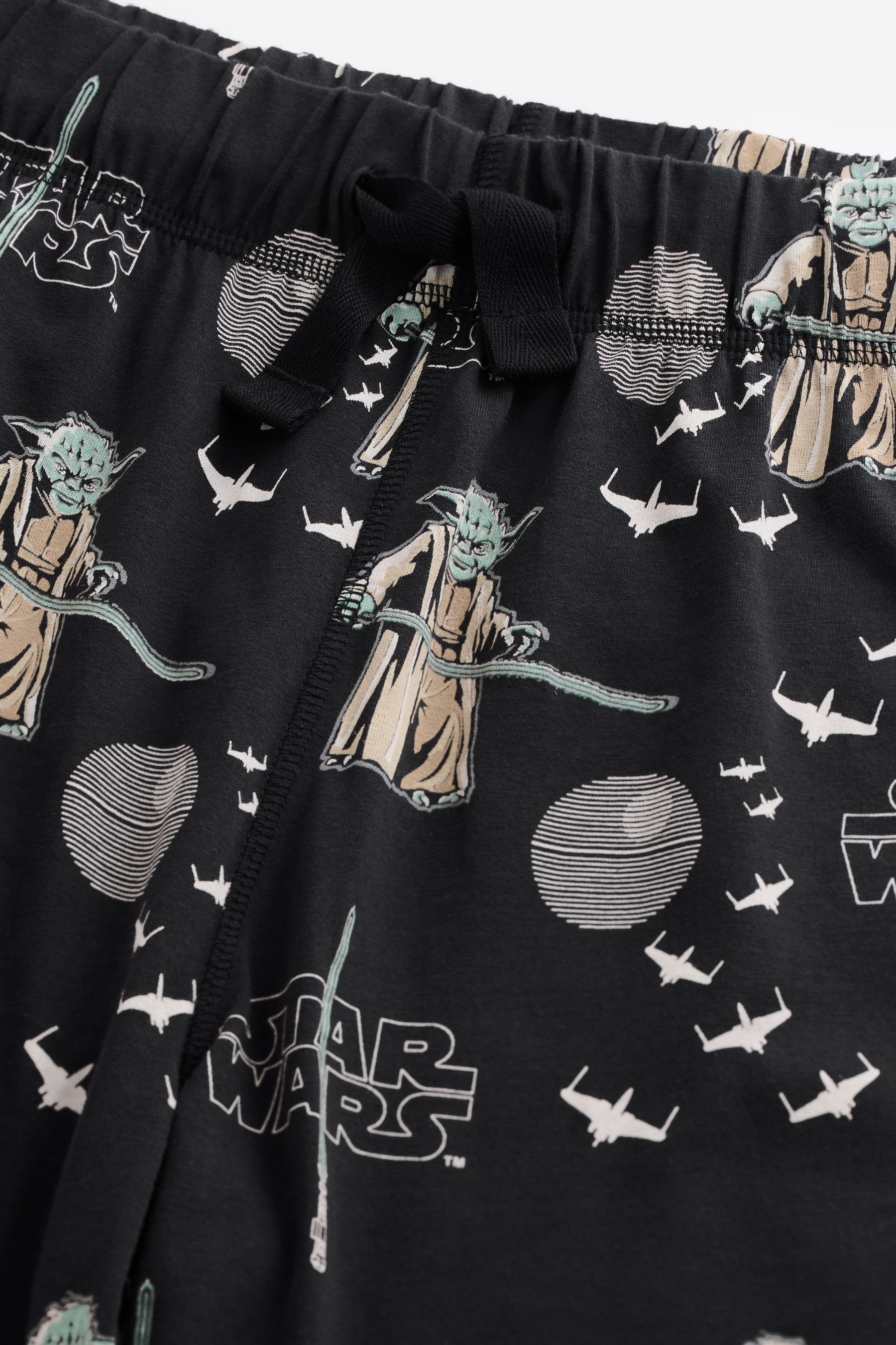 Buy Black 100 Cotton Yoda Star Wars Christmas License Pyjama Bottoms from the Next UK online shop