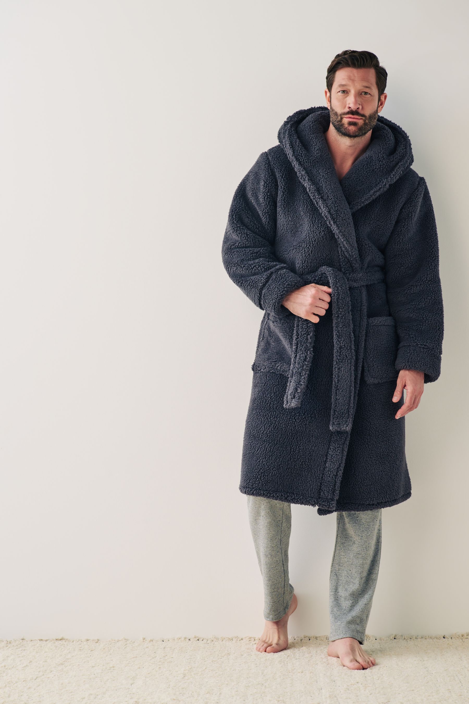 Hooded dressing gown jumper hot sale