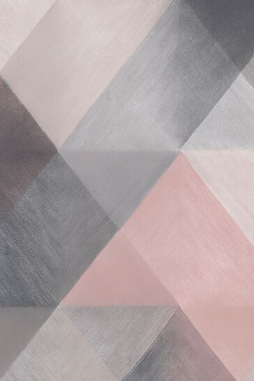 Eighty Two Blush Pink Exclusive To Next Chalky Geo Wall Mural