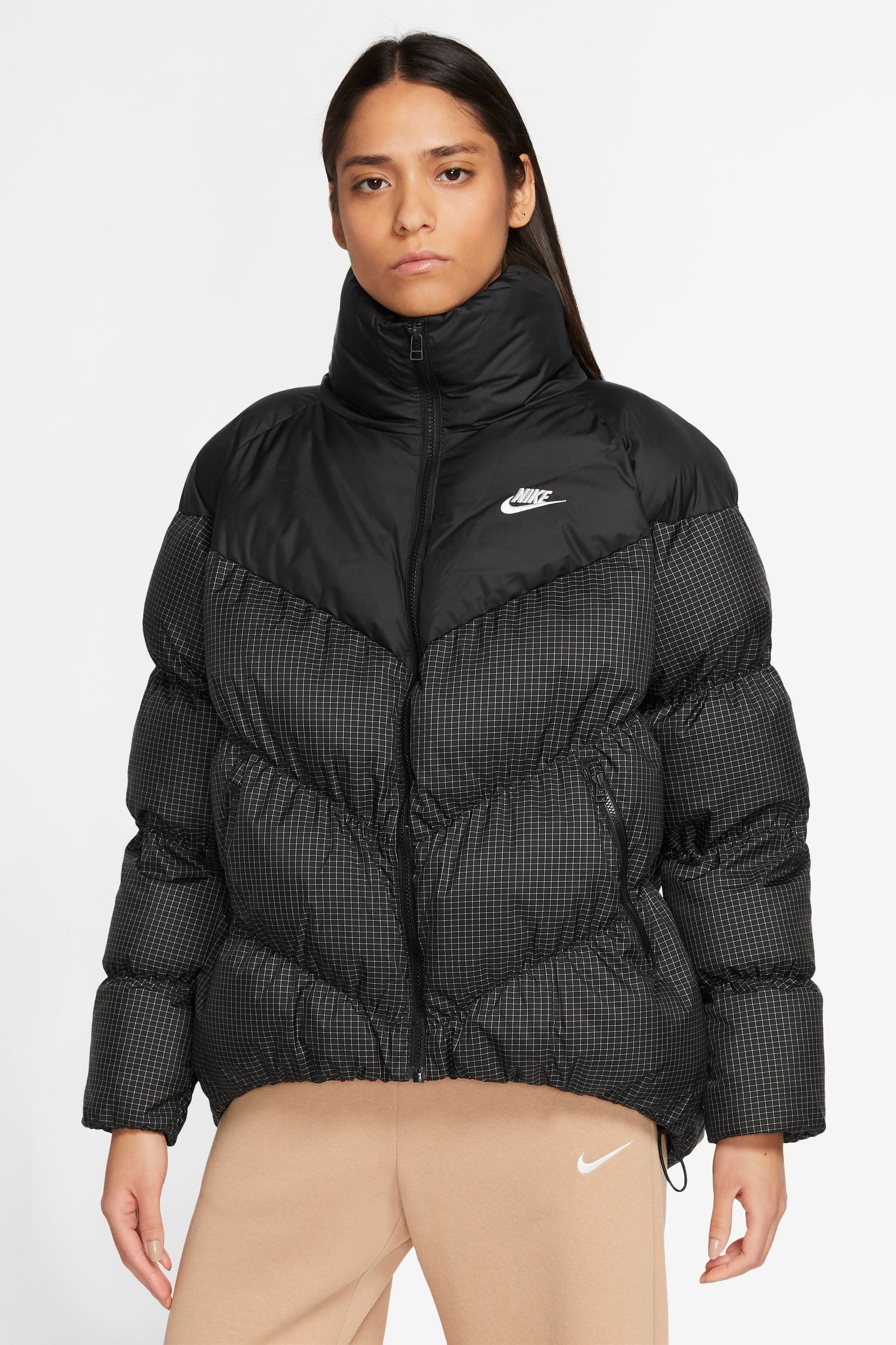 Buy Nike Black Therma FIT EcoDown Puffer Jacket from Next Ireland