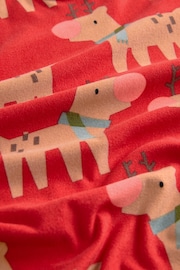 Red Matching Family Mens Christmas Reindeer Pyjamas - Image 9 of 10