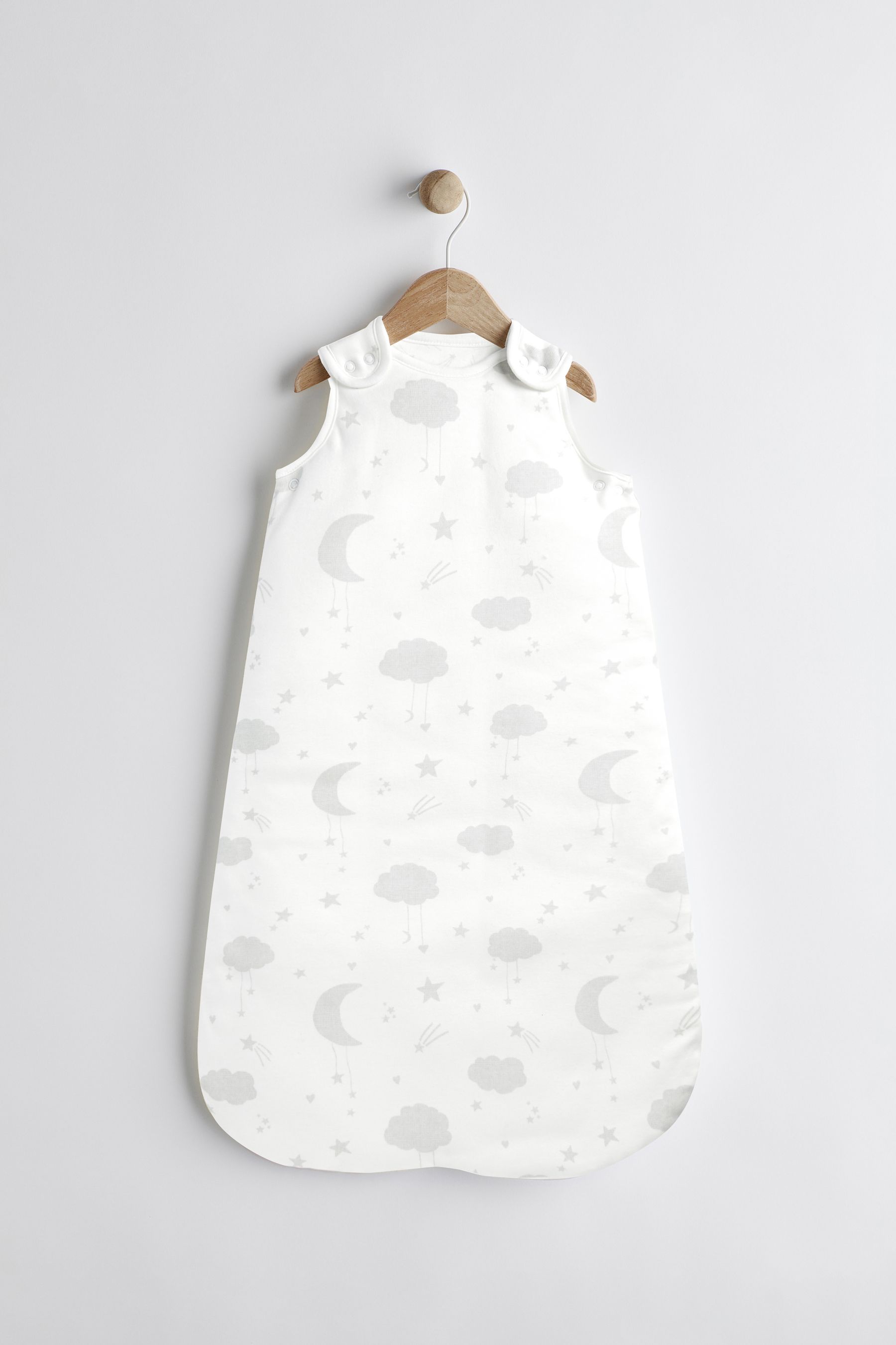 Buy Grey Moon and Stars 2.5 Tog Baby 100 Cotton Sleep Bag from the Next UK online shop