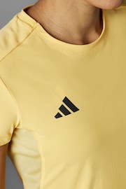 adidas Yellow Adizero T-Shirt - Image 6 of 16