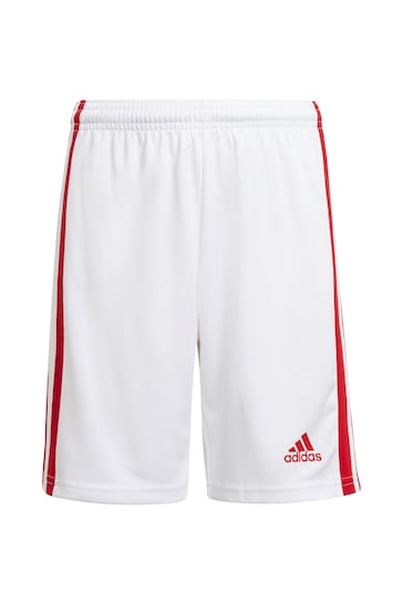 adidas White/Blue/Red Squadra 21 Shorts