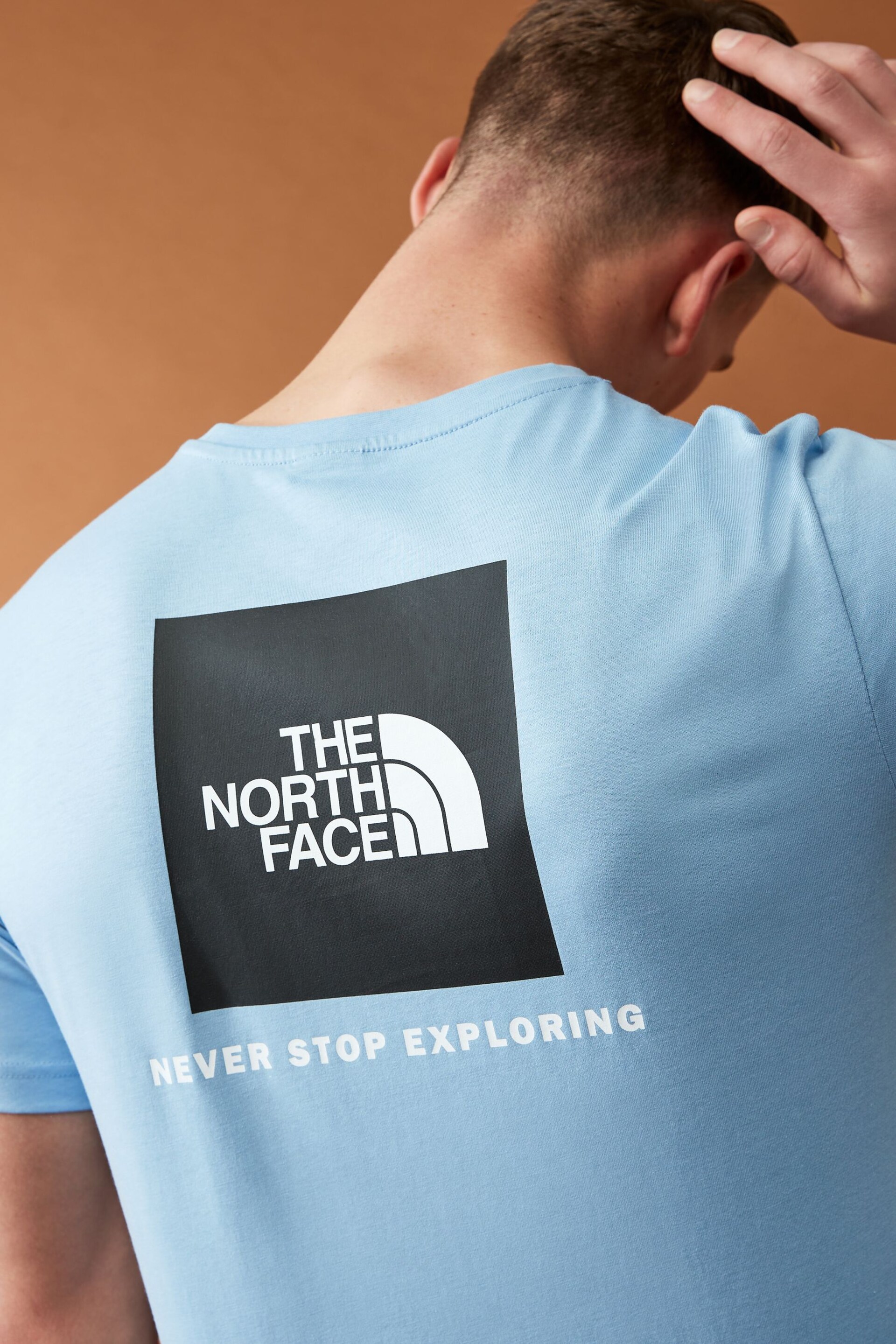 The North Face Blue Mens Redbox Short Sleeve T-Shirt - Image 4 of 6