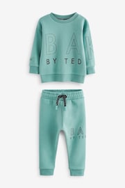 Baker by Ted Baker Letter Sweatshirt and Joggers Set - Image 9 of 12