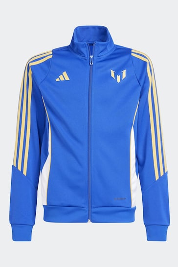 adidas Blue/White Pitch 2 Street Messi Track Top